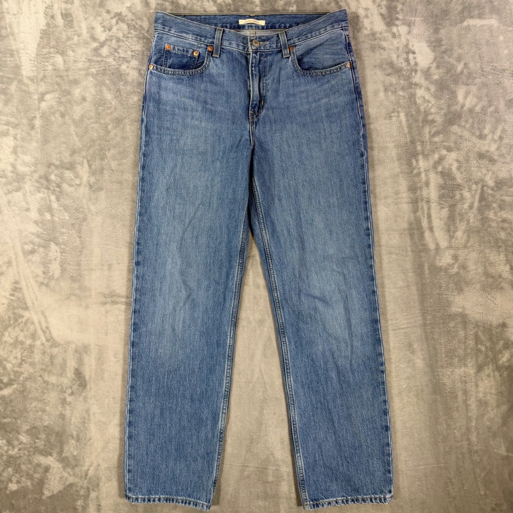 Levi's Low Pro Straight Jeans Women's Size 28 Blue Medium Wash Denim Pants